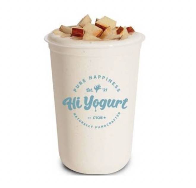Peach Green Tea Yogurt Shake (双色蜜桃茶香酸奶)